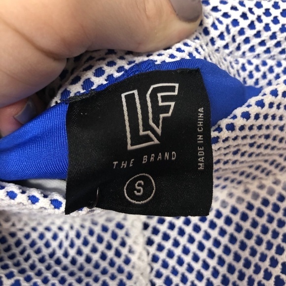 NWT LF The Brand Biker Shorts with Mesh Overlay - Picture 6 of 8